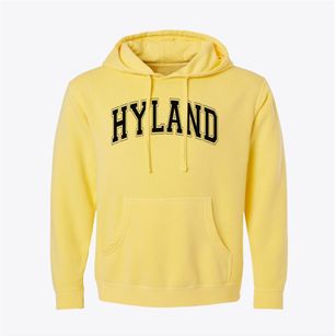 Hyland Christian School Varsity Arch Pigment-Dyed Hoodie