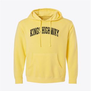 Kings Highway Elementary School Varsity Arch Pigment-Dyed Hoodie