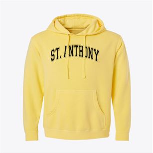 St Anthony - Pensacola, Fl Varsity Arch Pigment-Dyed Hoodie