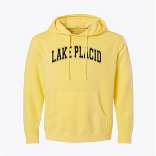 Lake Placid Middle School Varsity Arch Pigment-Dyed Hoodie