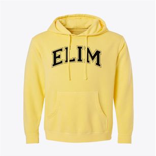Elim Junior Academy Varsity Arch Pigment-Dyed Hoodie