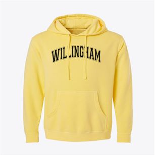 Willingham High School Varsity Arch Pigment-Dyed Hoodie