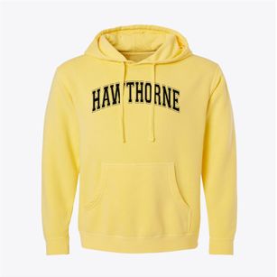 Hawthorne Elementary School Varsity Arch Pigment-Dyed Hoodie
