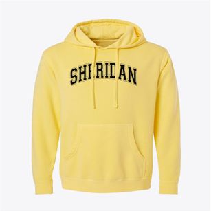 Sheridan Elementary School Varsity Arch Pigment-Dyed Hoodie