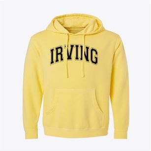 Irving Elementary School Varsity Arch Pigment-Dyed Hoodie