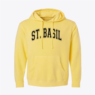 St Basil/visitation Parish Varsity Arch Pigment-Dyed Hoodie