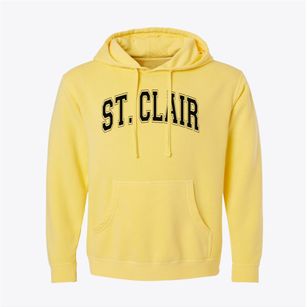 Montessori School-st. Clair Varsity Arch Pigment-Dyed Hoodie