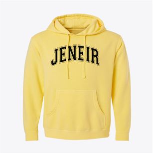 Jeneir Elementary School Varsity Arch Pigment-Dyed Hoodie