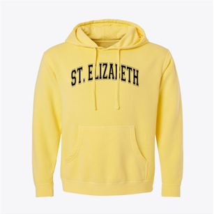 Saint Elizabeth School Varsity Arch Pigment-Dyed Hoodie
