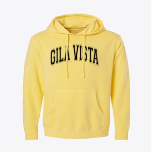 Gila Vista Junior High School Varsity Arch Pigment-Dyed Hoodie