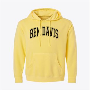 Ben Davis Junior High School Varsity Arch Pigment-Dyed Hoodie