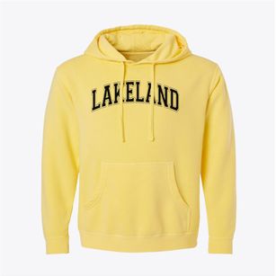 Lakeland High School Varsity Arch Pigment-Dyed Hoodie