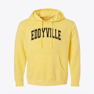 Eddyville Elementary School Varsity Arch Pigment-Dyed Hoodie