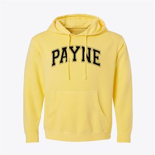 Payne Elementary School Varsity Arch Pigment-Dyed Hoodie