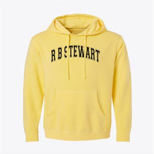 R B Stewart Elementary School Varsity Arch Pigment-Dyed Hoodie