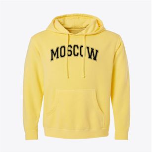 Moscow Elementary School Varsity Arch Pigment-Dyed Hoodie