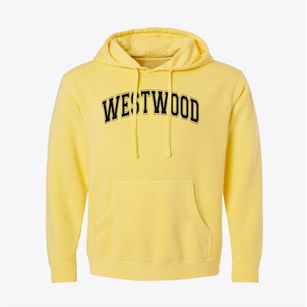 Westwood High School Varsity Arch Pigment-Dyed Hoodie