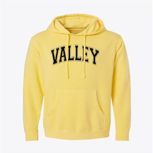 Valley High School Varsity Arch Pigment-Dyed Hoodie
