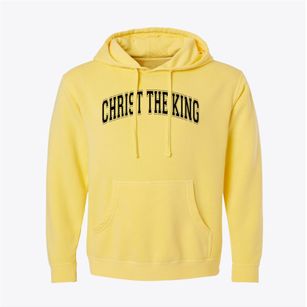 Christ The King School Varsity Arch Pigment-Dyed Hoodie