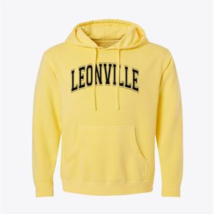 Leonville Elementary School Varsity Arch Pigment-Dyed Hoodie