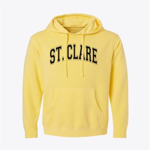 Saint Clare School Varsity Arch Pigment-Dyed Hoodie