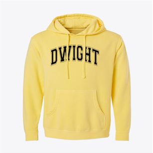 Dwight Elementary School Varsity Arch Pigment-Dyed Hoodie