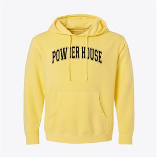 Powder House Community School Varsity Arch Pigment-Dyed Hoodie