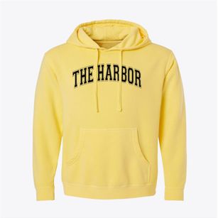 The Harbor Middle School Varsity Arch Pigment-Dyed Hoodie
