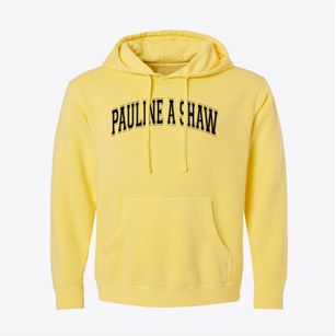 Pauline A Shaw Elementary School Varsity Arch Pigment-Dyed Hoodie