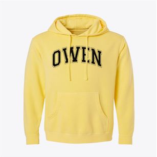 Owen Elementary School Varsity Arch Pigment-Dyed Hoodie