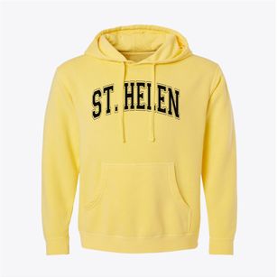 Saint Helen Elementary School Varsity Arch Pigment-Dyed Hoodie