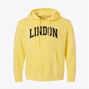Lindon Charter Academy Varsity Arch Pigment-Dyed Hoodie