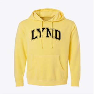 Lynd Elementary School Varsity Arch Pigment-Dyed Hoodie