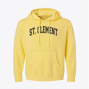 Saint Clement Elementary School Varsity Arch Pigment-Dyed Hoodie