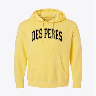 Des Peres Montessori School Varsity Arch Pigment-Dyed Hoodie