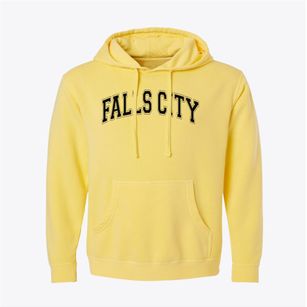 Falls City Middle School Varsity Arch Pigment-Dyed Hoodie