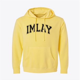 Imlay Elementary School Varsity Arch Pigment-Dyed Hoodie