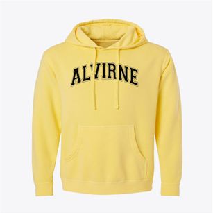 Alvirne High School Varsity Arch Pigment-Dyed Hoodie