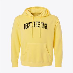 Decatur Heritage Christian Academy Varsity Arch Pigment-Dyed Hoodie