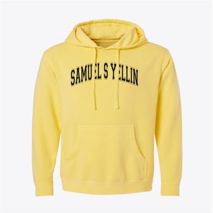 Samuel S Yellin Elementary School Varsity Arch Pigment-Dyed Hoodie
