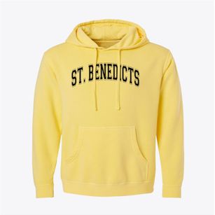 Saint Benedicts Prep School Varsity Arch Pigment-Dyed Hoodie