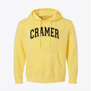 Cramer Elementary School Varsity Arch Pigment-Dyed Hoodie