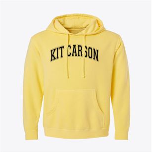 Kit Carson Elementary School Varsity Arch Pigment-Dyed Hoodie