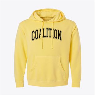 Coalition School For Social Change Varsity Arch Pigment-Dyed Hoodie