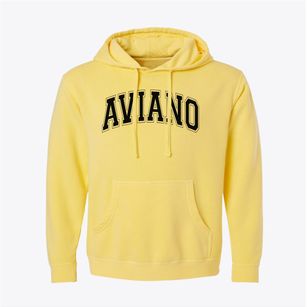 Aviano High School Varsity Arch Pigment-Dyed Hoodie
