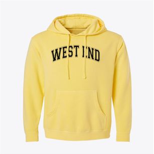 West End Elementary School Varsity Arch Pigment-Dyed Hoodie