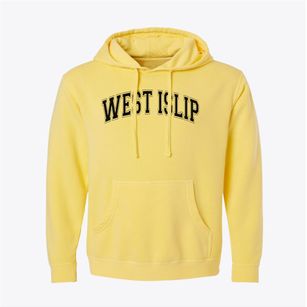 West Islip High School Varsity Arch Pigment-Dyed Hoodie