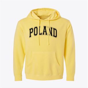 Poland Elementary School Varsity Arch Pigment-Dyed Hoodie