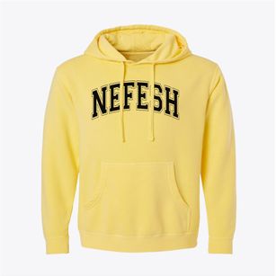 Nefesh Academy Varsity Arch Pigment-Dyed Hoodie