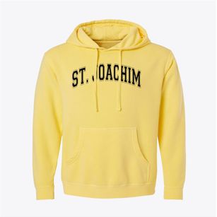 Saint Joachim School Varsity Arch Pigment-Dyed Hoodie